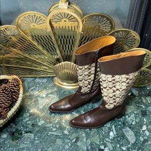 Coach Signature Boots